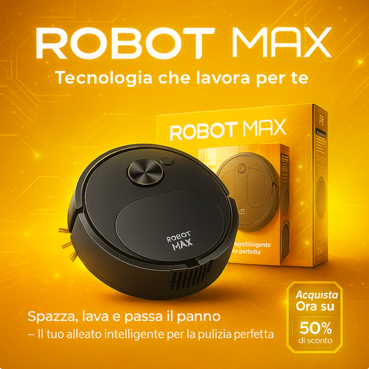 Robot Max – Il Robot che Pulisce per Te